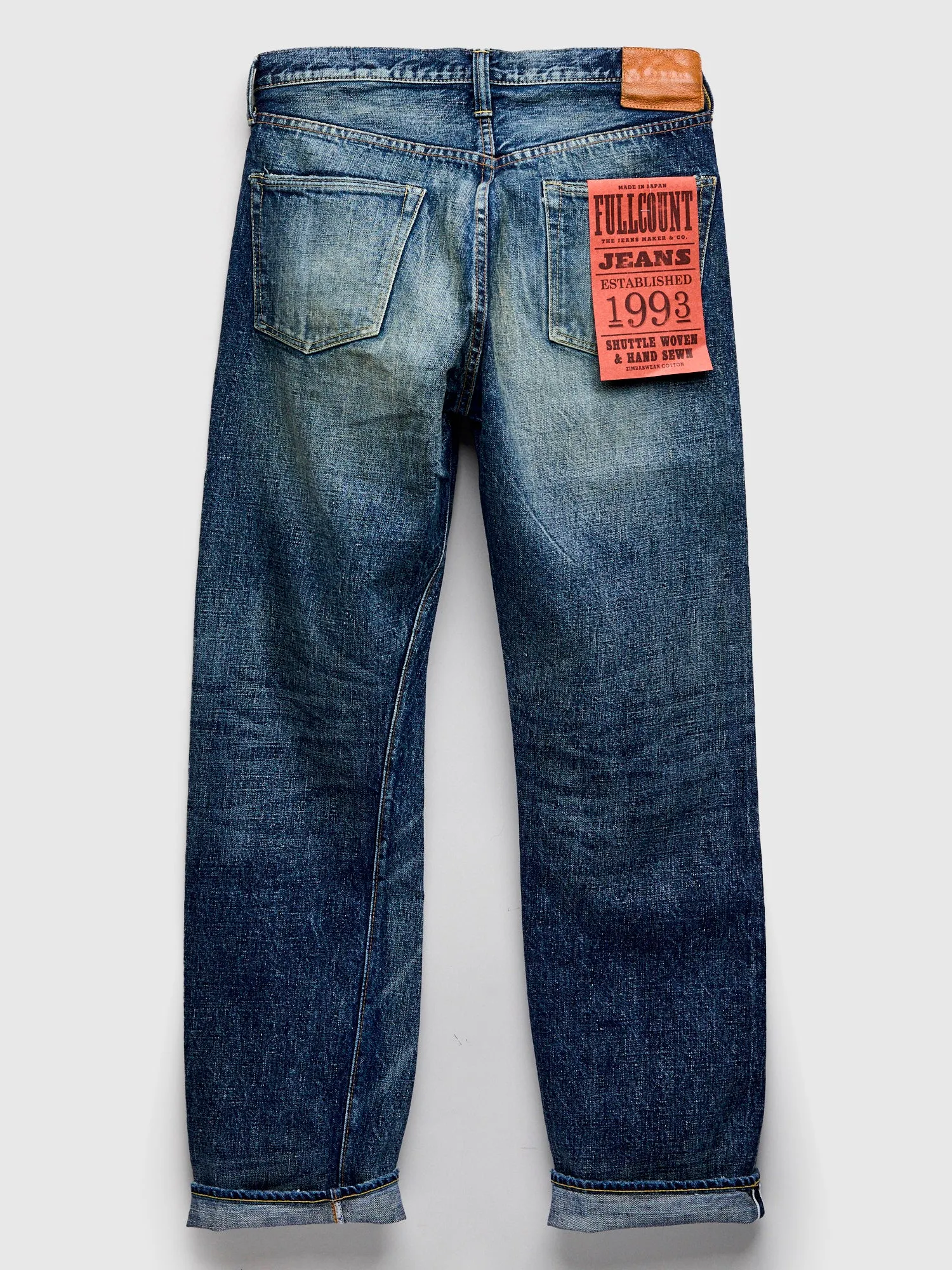 1345-1101 "Fear of Dark" 15.5oz Selvedge Denim - Classic Straight Fit