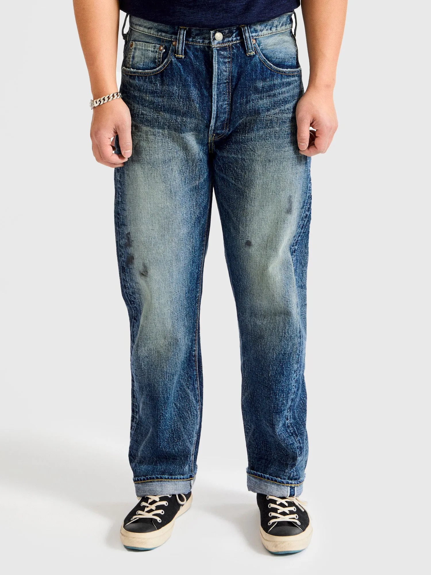 1345-1101 "Fear of Dark" 15.5oz Selvedge Denim - Classic Straight Fit