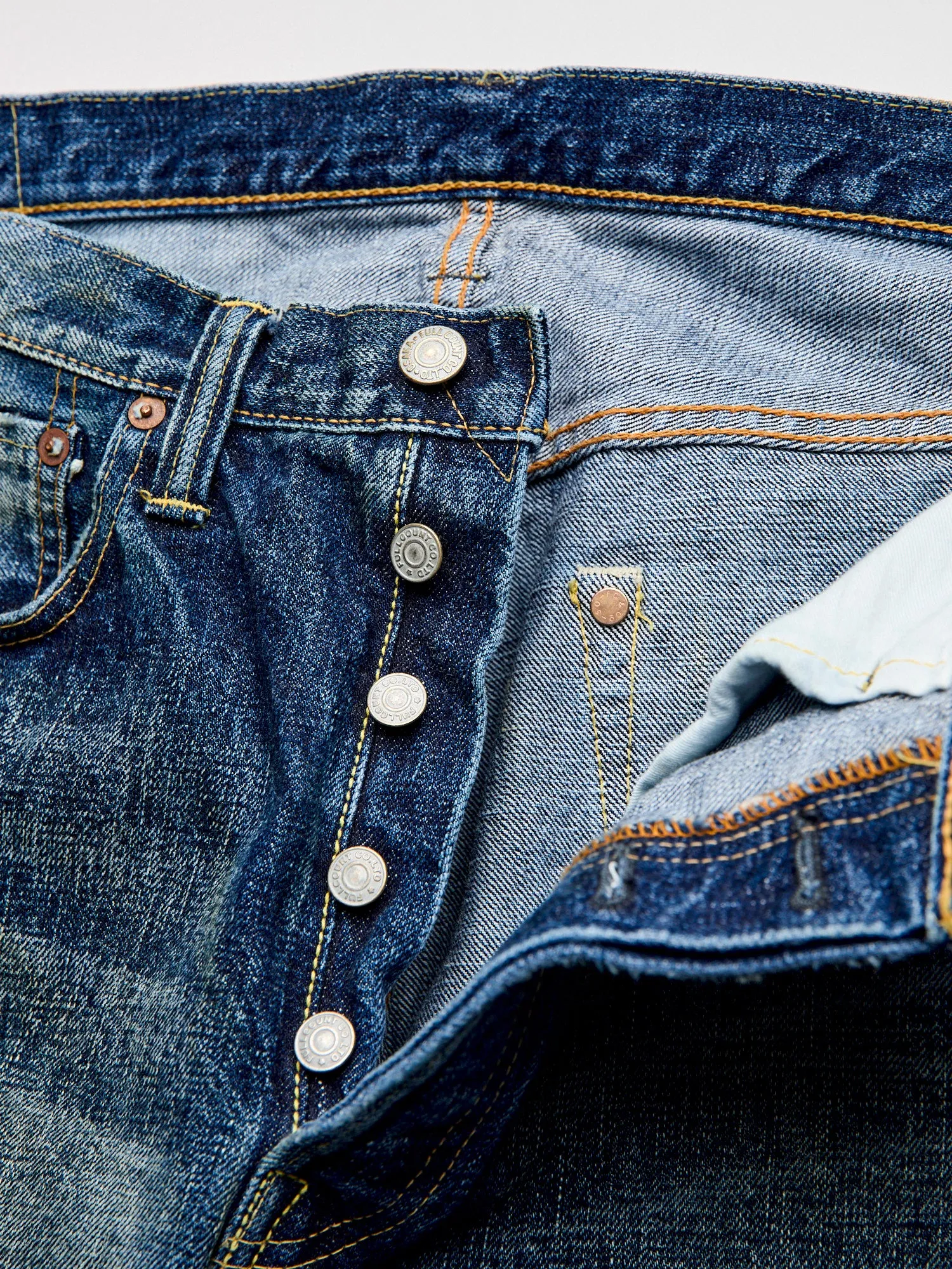 1345-1101 "Fear of Dark" 15.5oz Selvedge Denim - Classic Straight Fit