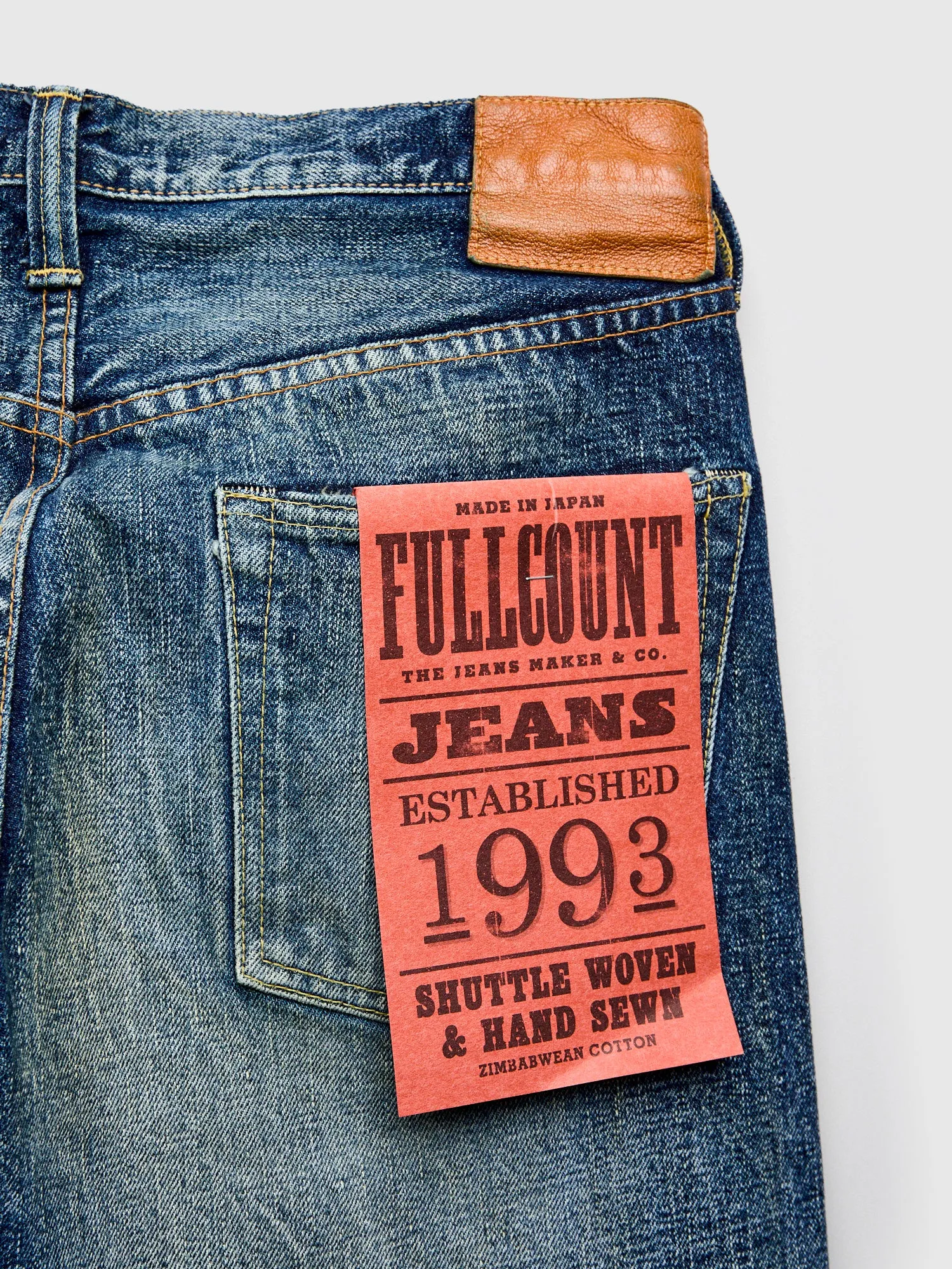 1345-1101 "Fear of Dark" 15.5oz Selvedge Denim - Classic Straight Fit