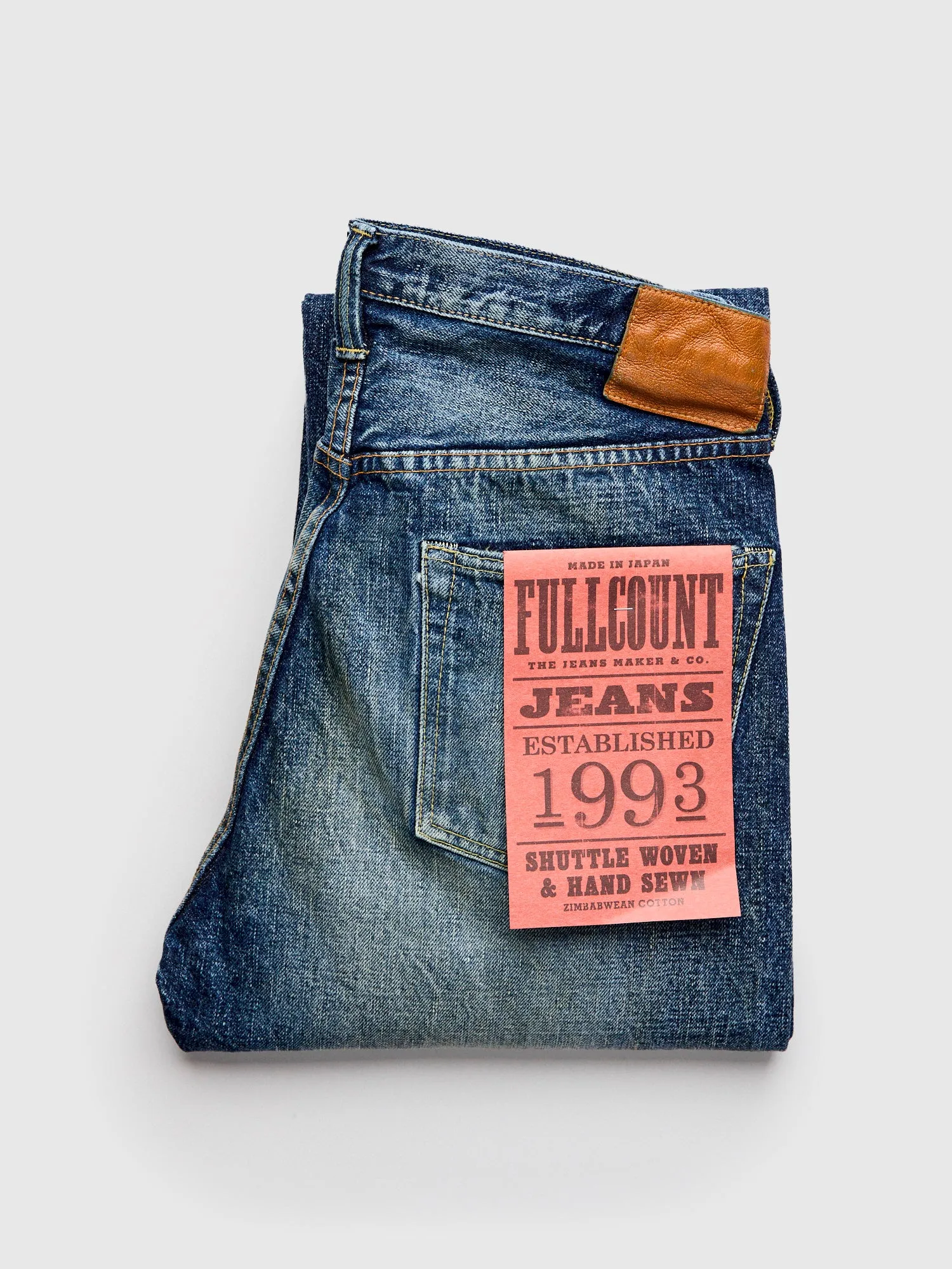 1345-1101 "Fear of Dark" 15.5oz Selvedge Denim - Classic Straight Fit