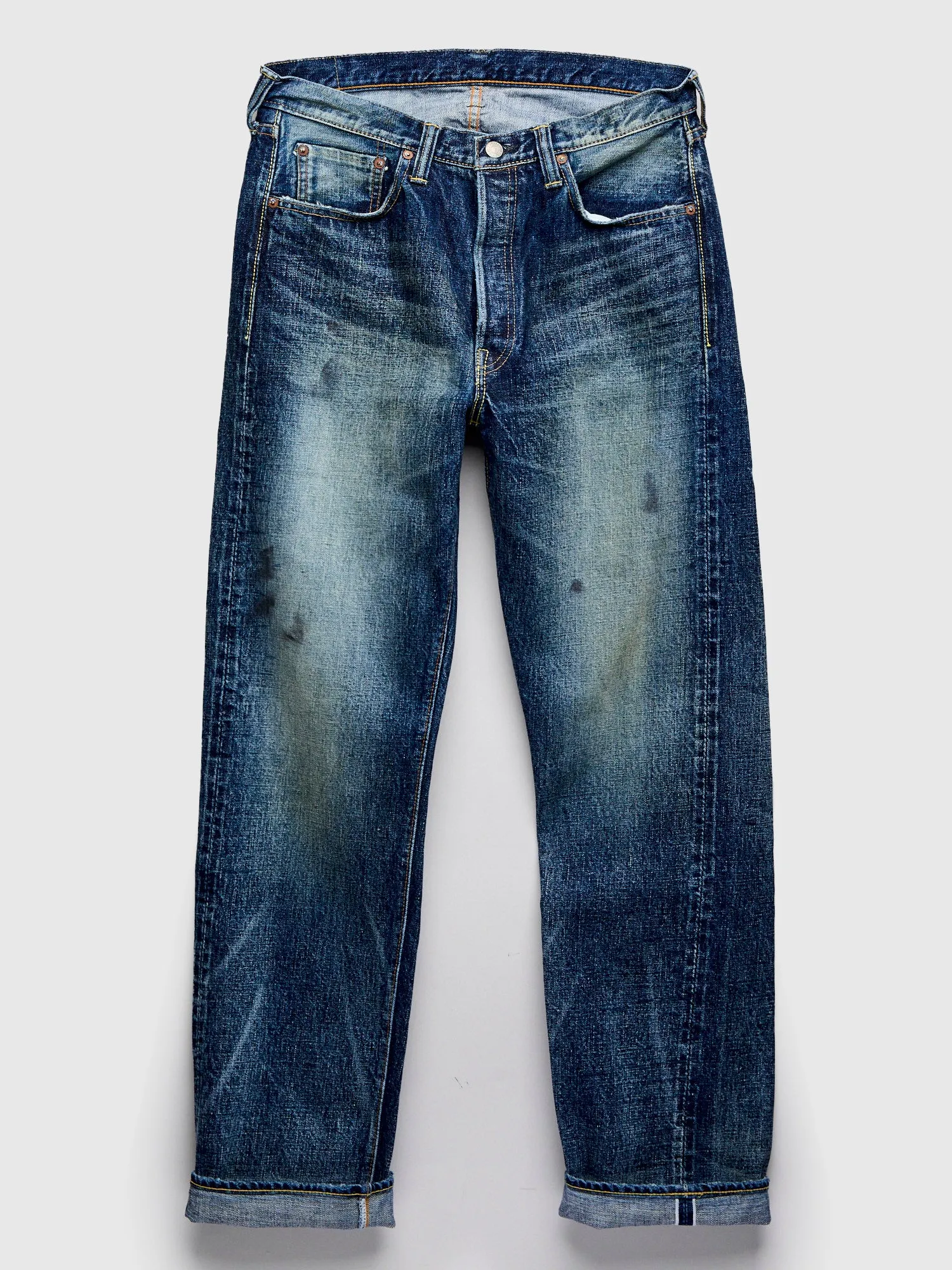 1345-1101 "Fear of Dark" 15.5oz Selvedge Denim - Classic Straight Fit