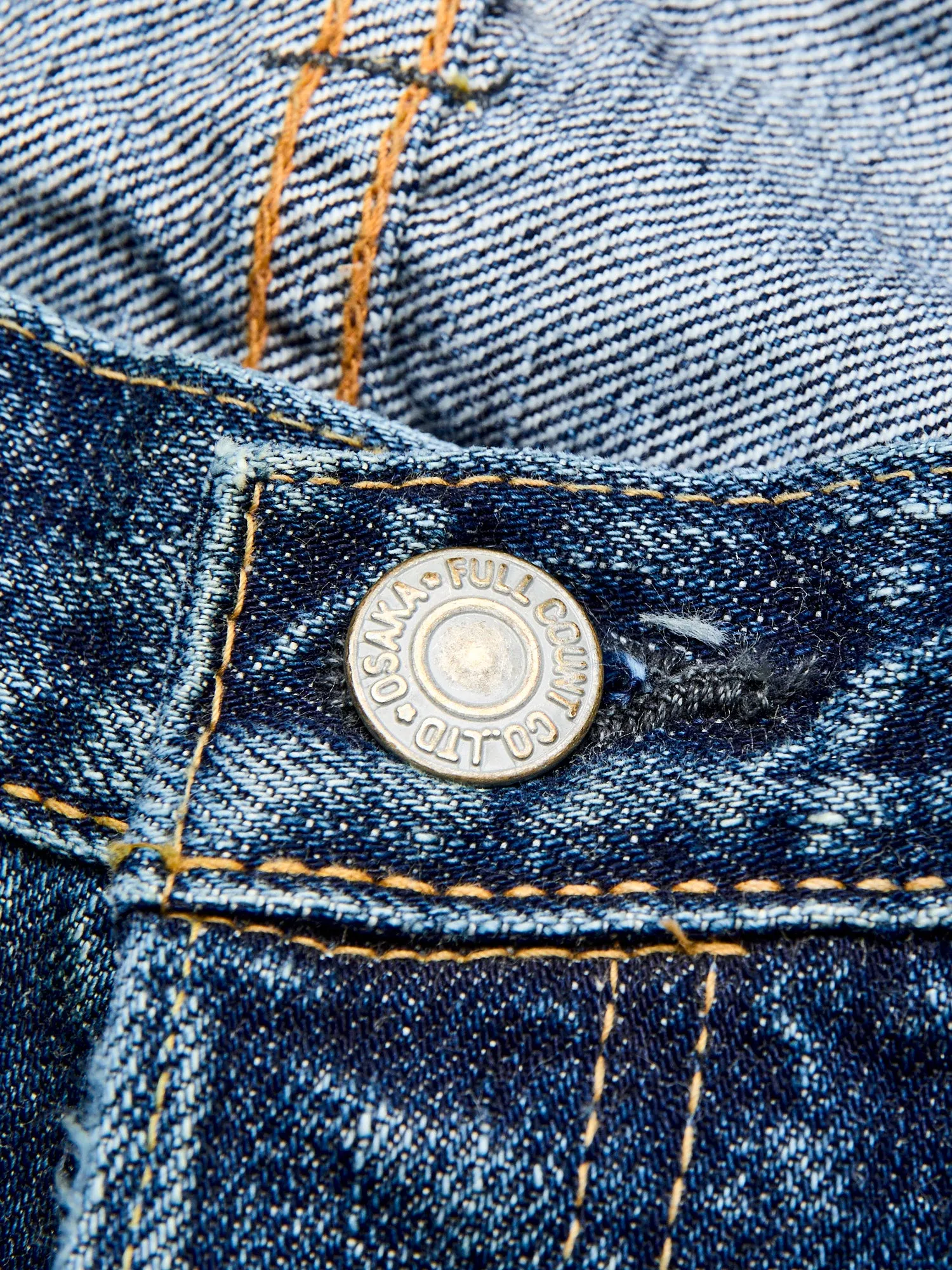 1345-1101 "Fear of Dark" 15.5oz Selvedge Denim - Classic Straight Fit