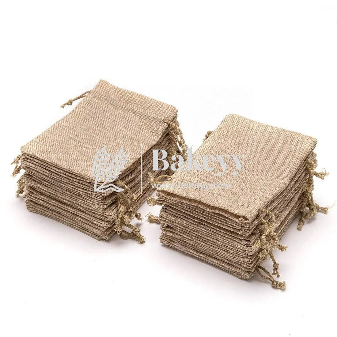 18x24 CM | Jute Potli Bag | Gift Return Gifts Bags| Natural Jute Colour | Drawstring Bags