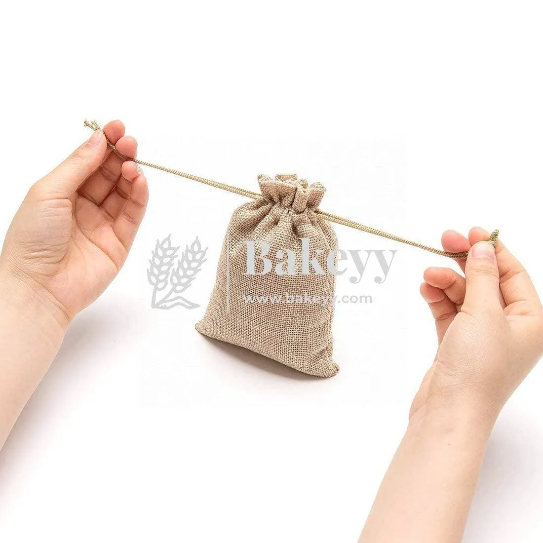 18x24 CM | Jute Potli Bag | Gift Return Gifts Bags| Natural Jute Colour | Drawstring Bags