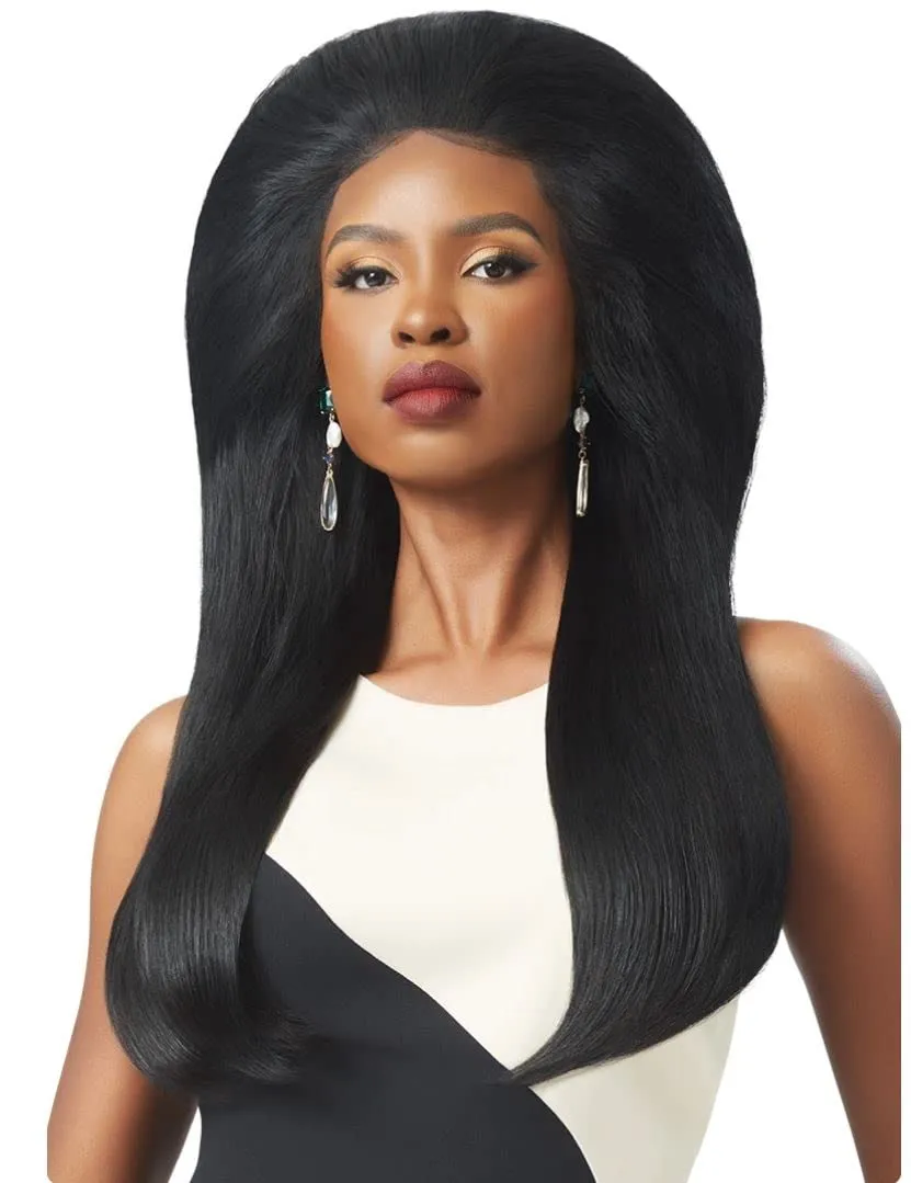 [2 Pack Deal] Outre Velvet 100% Remi Human Yaki Weaving 8" (1B, 2 Packs)