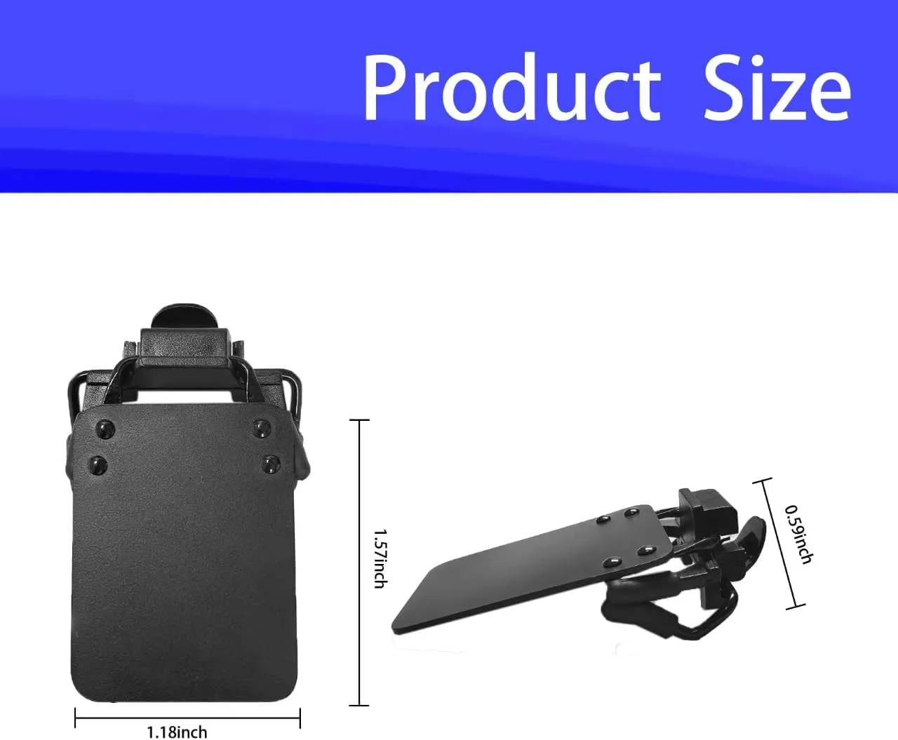 2 Packs International Standard Shooting Glasses Blinders Occluder Clip Patch
