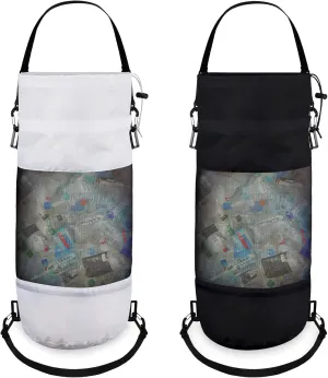 2 Packs Portable Boat Accessories Mesh Trash Bags Trash Can Garbage Container for Boat Kayak Camper Fishing Cabin Storage Men Women Adults
