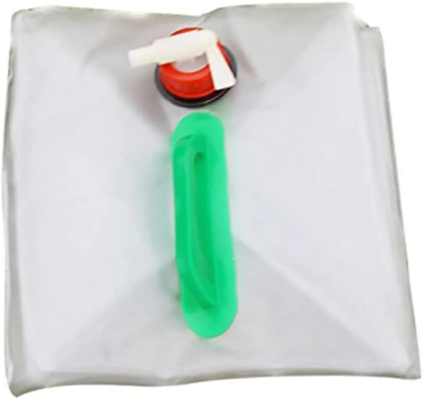 20l Portable Water Tank Collapsible Cube Water Bag Outdoor Storage Container Sturdy Handle for Camping Hiking