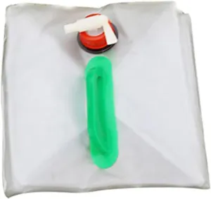 20l Portable Water Tank Collapsible Cube Water Bag Outdoor Storage Container Sturdy Handle for Camping Hiking
