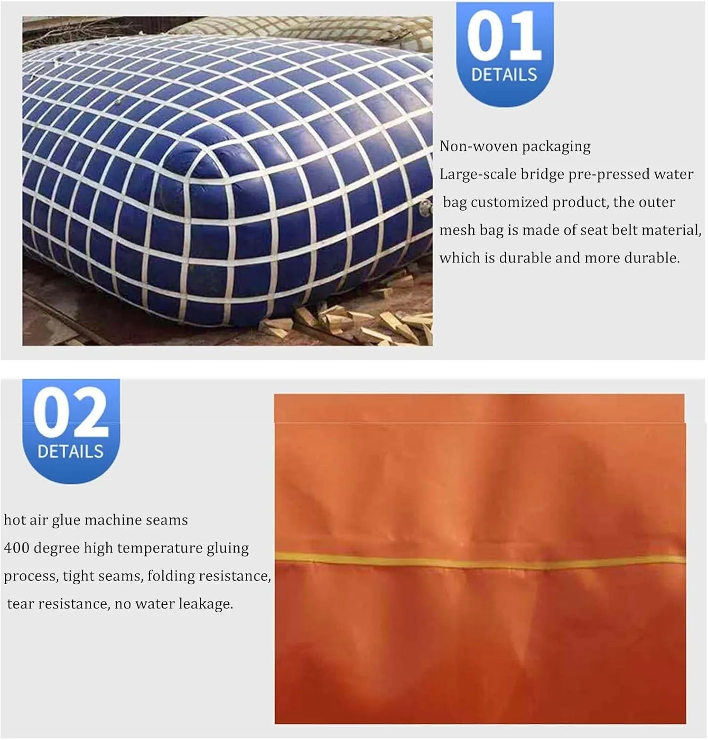 240L-4000L Foldable Outdoor Water Storage Bag with Faucet, Portable PVC Water Tank for Gardening, Camping, Emergency, and Construction Use(1000L: 1.5 * 1.2 * 0.6M)