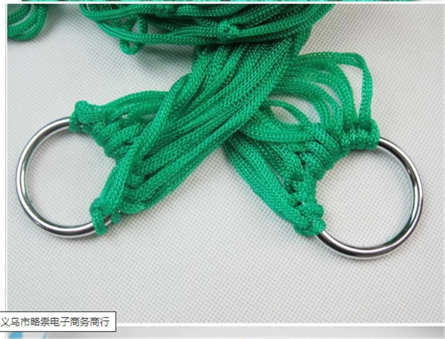 2pcs 106.3" L x 31.5" W Portable Nylon Mesh Hammock - Outdoor Travel Camping & Garden Swing Hang Sleeping Bed, 100kg Capacity(Blue)