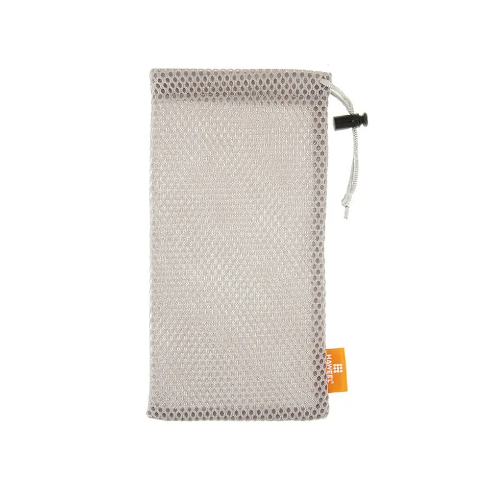 2Pcs Nylon Mesh Bag Women Cosmetic Bag Organizer USB Cable Earphone Charger Bag Portable Travel Camping Dust-proof Storage Bags