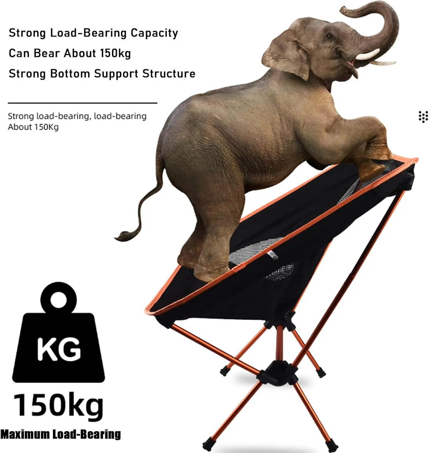 2PCS Ultralight Folding Camping Chairs with Carry Bag, Portable Camping Foldable Chair for Adults, Quick Disassembly and Assembly, Compact & Heavy Duty for Outdoor Backpacking,Red (Dark Blue One Size)
