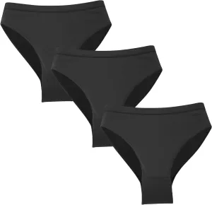 3 Packs Ballet Underwear High Cut Gymnastics Seamless Dance Underpants Briefs for Girls