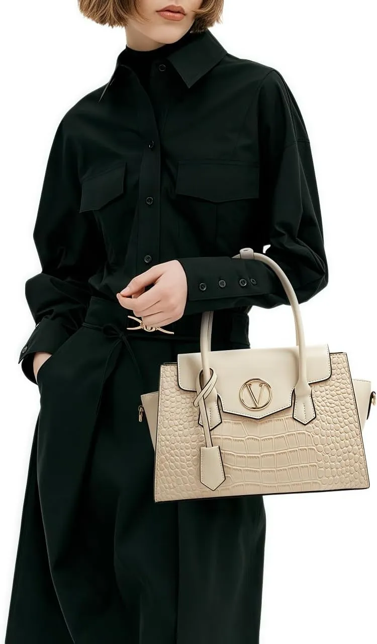 3pcs Handbags for Women Designer Tote Shoulder Bag Wallet Set Top Handle Satchel Purse