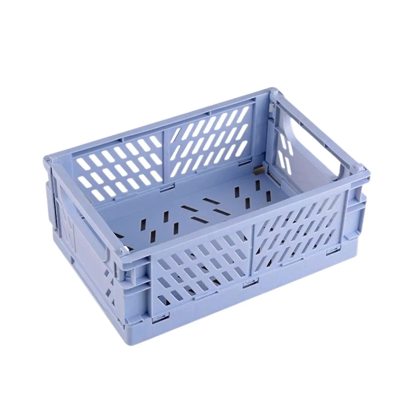 4PCS Collapsible Plastic Storage Box Desktop Organizer Basket Storage Container