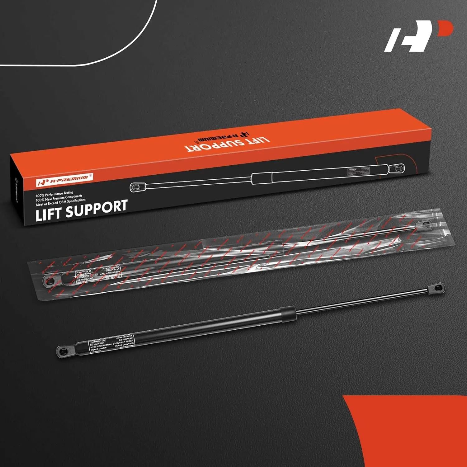 A-Premium Tailgate Rear Hatch Lift Supports Shock Struts Replacement for Chevrolet Suburban Tahoe Yukon Escalade 1995-2004 2-PC Set