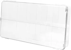 Action Figure Display Box Storage Compartment Doll Display Enclosure for Collectibles Easy to Move and Stack Plastic Model Box