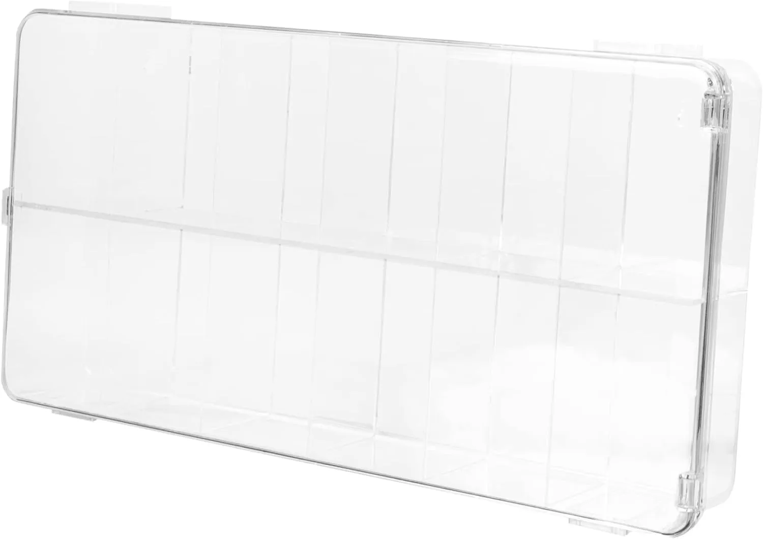 Action Figure Display Box Storage Compartment Doll Display Enclosure for Collectibles Easy to Move and Stack Plastic Model Box