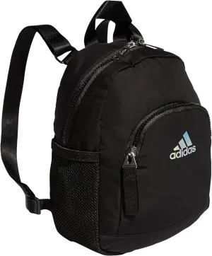 adidas Linear Travel Bag Small Men Womens Mini Backpack, Black, OSFA