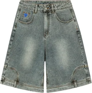 Aelfric Eden Washed Reverse Jorts Mens Casual Denim Shorts Loose Fit Baggy Jean Short Streetwear Trendy Outfits
