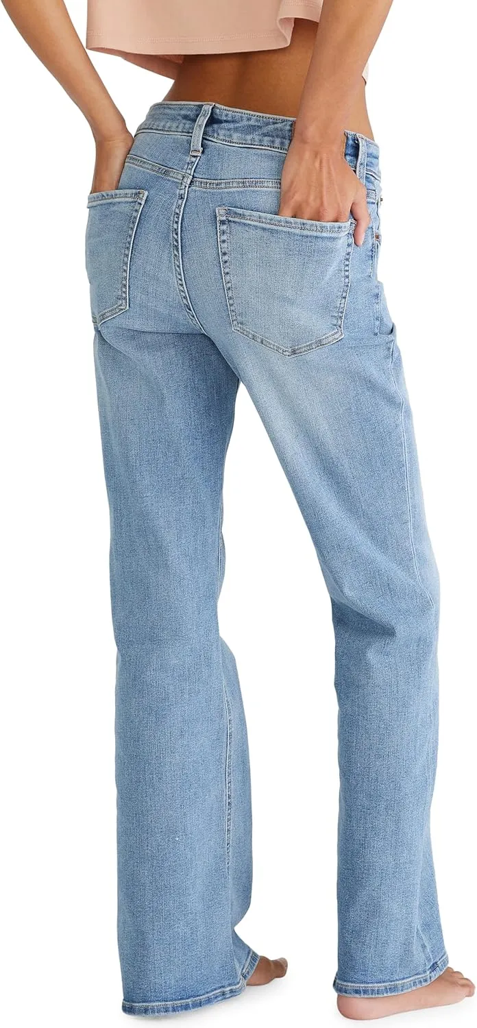 AEROPOSTALE Women's Mid Rise Flare Jeans
