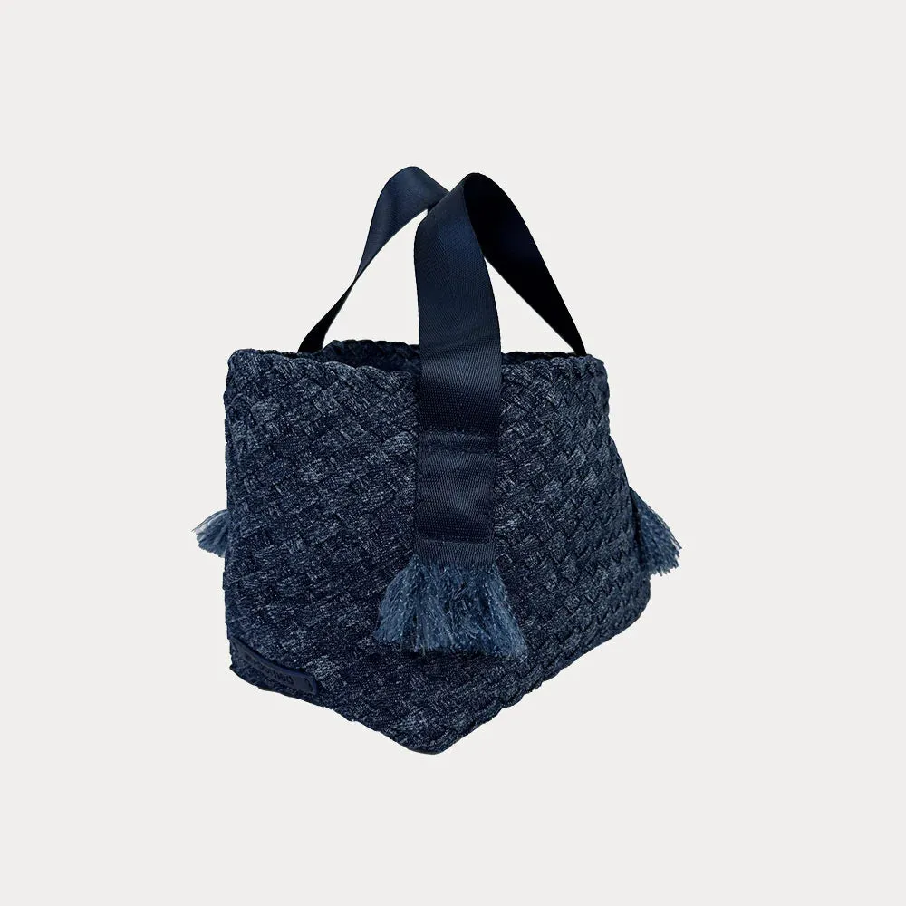 Ahdorned Darcy Woven Denim Tote • Dark Denim