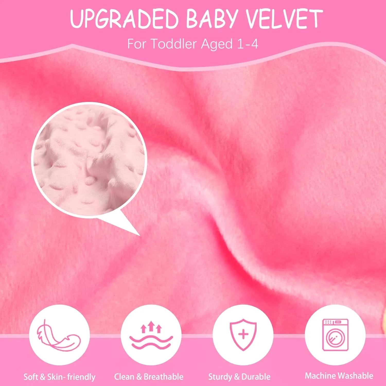 Airplane Bed for Toddler with Blanket, Baby Airplane Travel Essentials, Airplane Seat Extender for Kids, Unicorn