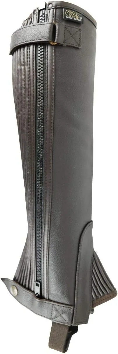 AK Thunder Leather Horse Riding Half Chaps AKRS-1032 (PL)