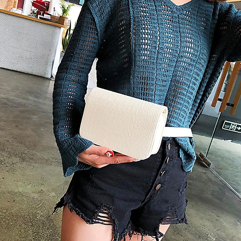 Alligator Pattern Waist Packs Fanny