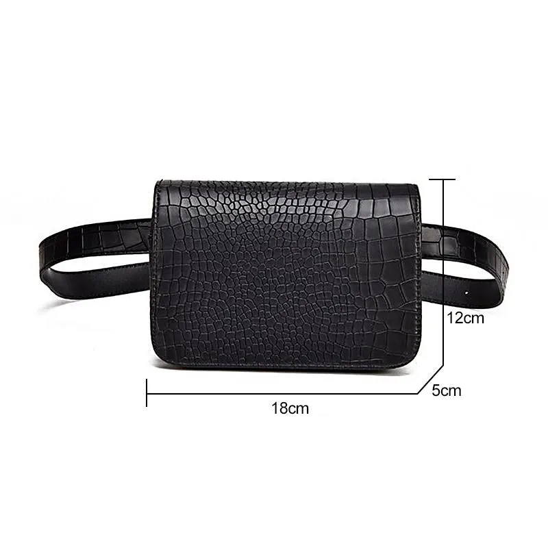Alligator Pattern Waist Packs Fanny