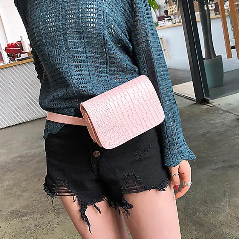 Alligator Pattern Waist Packs Fanny