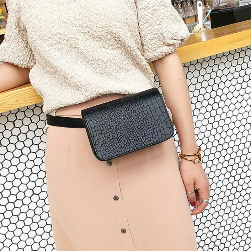 Alligator Pattern Waist Packs Fanny