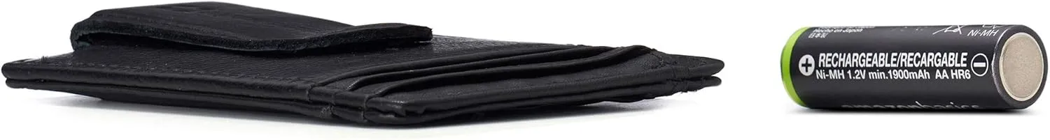 Alpine Swiss RFID Dermot Money Clip Front Pocket Wallet For Men Leather Comes in a Gift Box