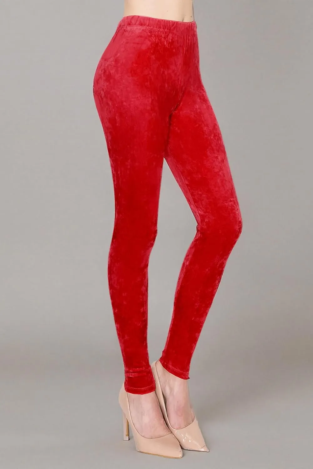 ALWAYS Casual Velvet Leggings Women - Super Soft Warm Winter Yoga Pants