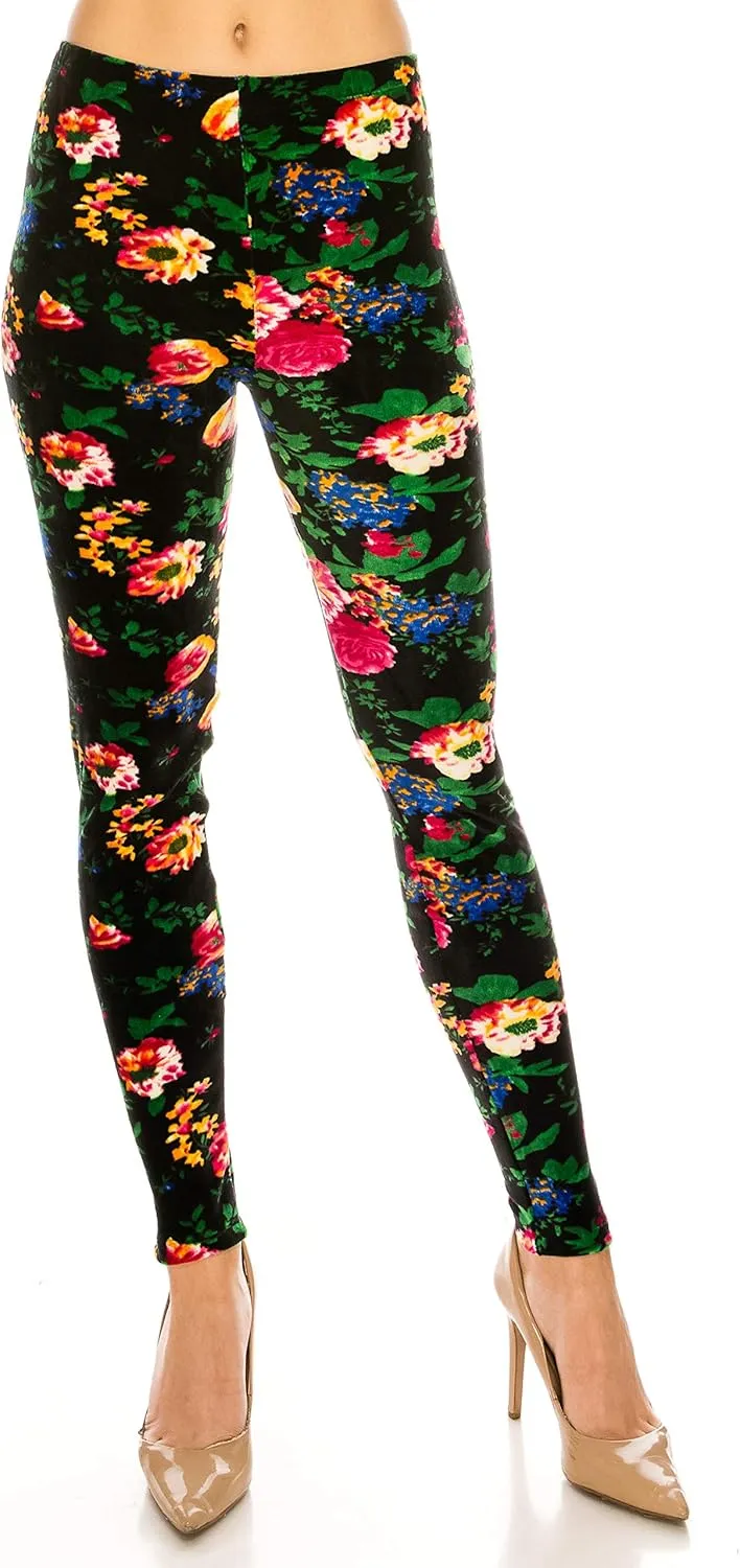 ALWAYS Casual Velvet Leggings Women - Super Soft Warm Winter Yoga Pants