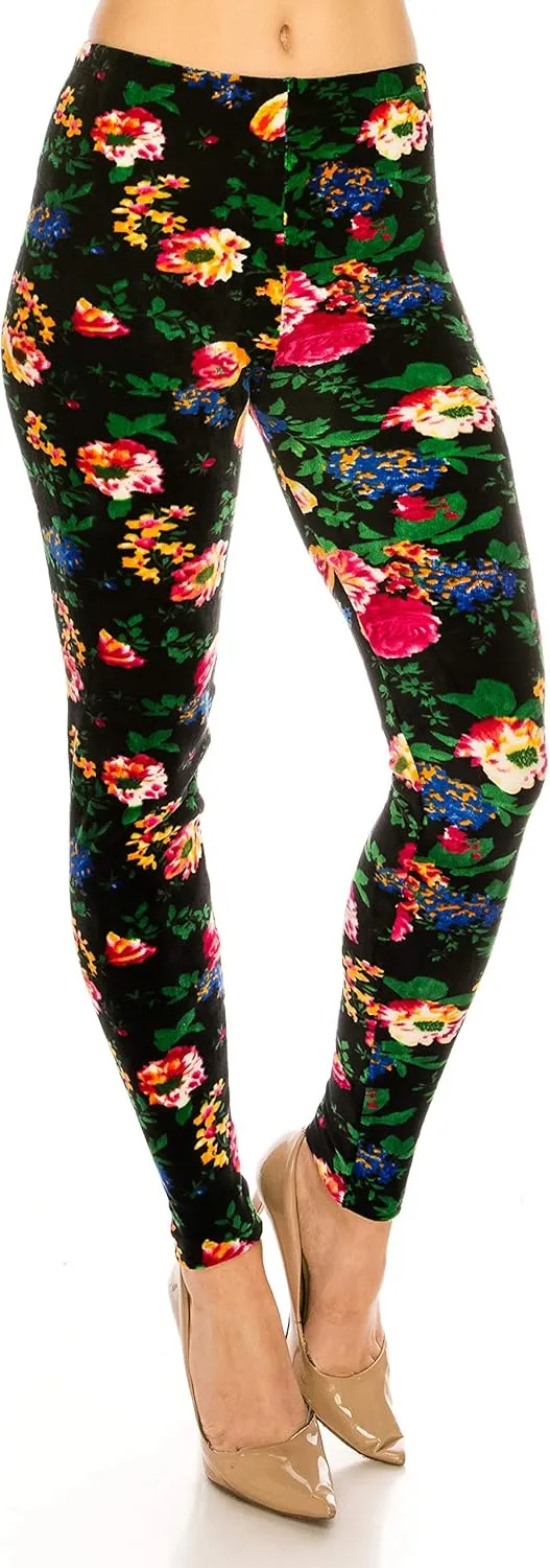 ALWAYS Casual Velvet Leggings Women - Super Soft Warm Winter Yoga Pants