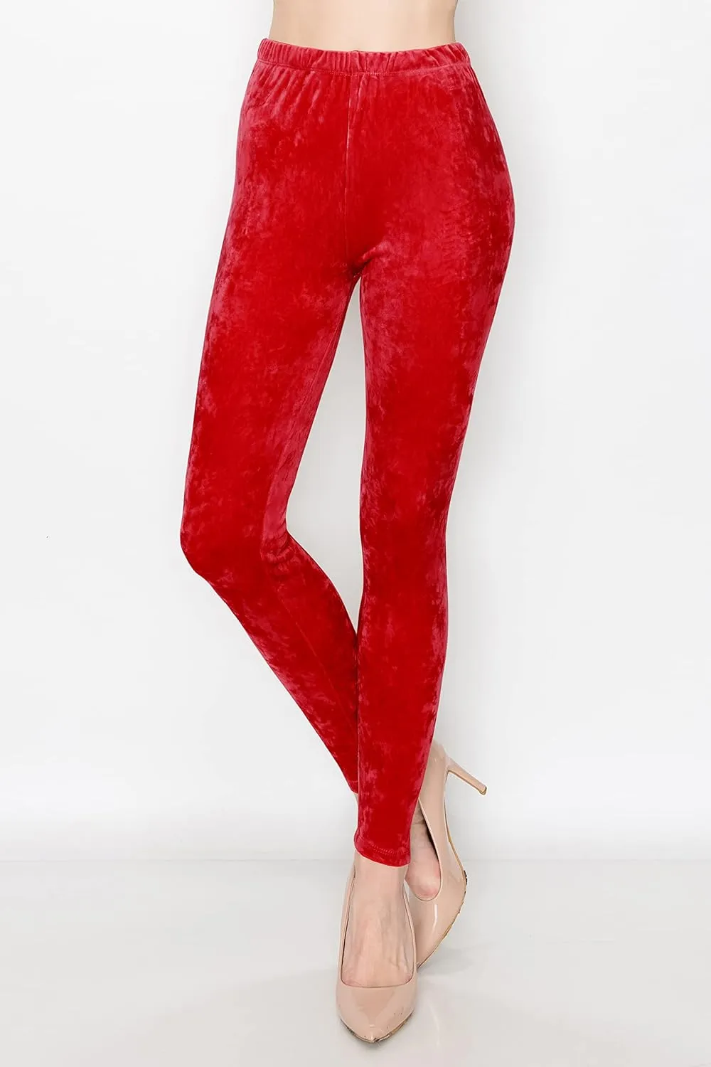 ALWAYS Casual Velvet Leggings Women - Super Soft Warm Winter Yoga Pants