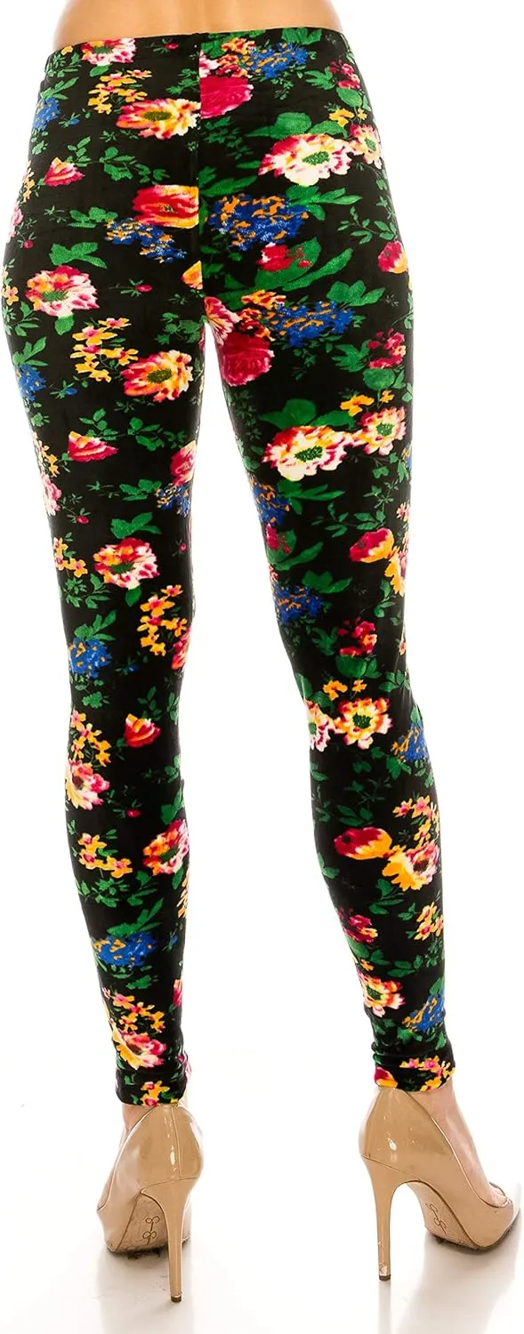 ALWAYS Casual Velvet Leggings Women - Super Soft Warm Winter Yoga Pants