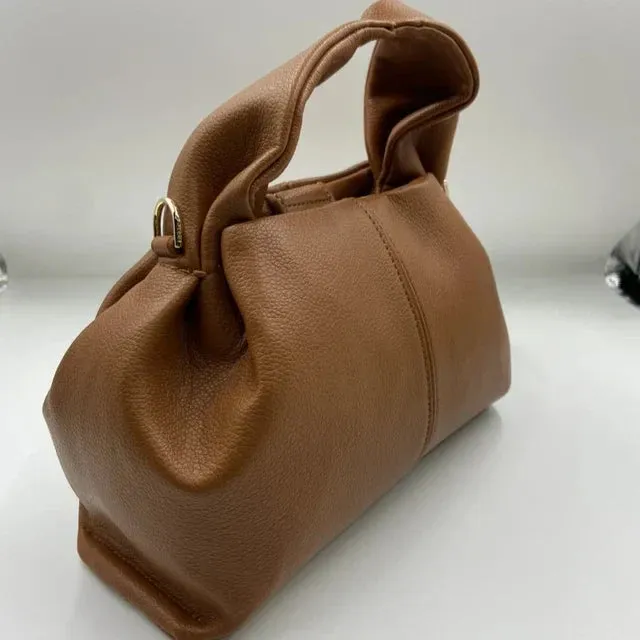 AMARA | Genuine leather dumpling-shaped cloud bag