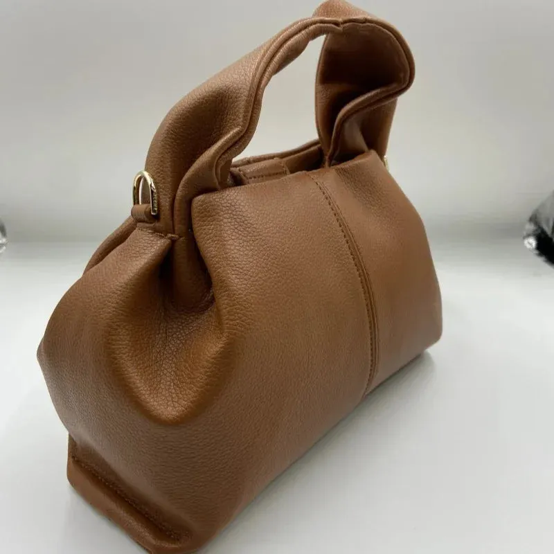 AMARA | Genuine leather dumpling-shaped cloud bag