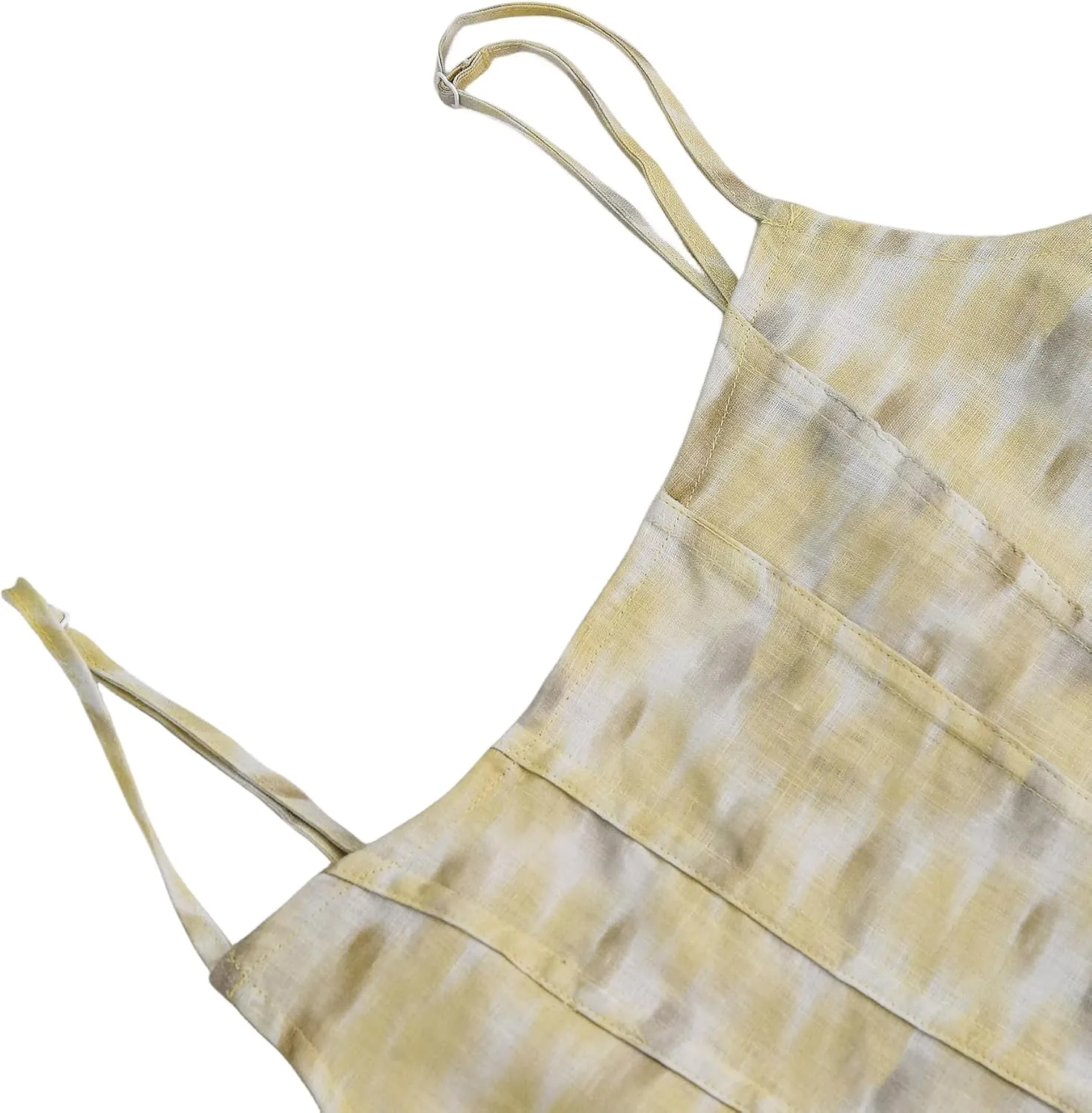 Amazhiyu Womens Pure Linen Crop Corset Top Summer Casual Floral Lace Up Bustier