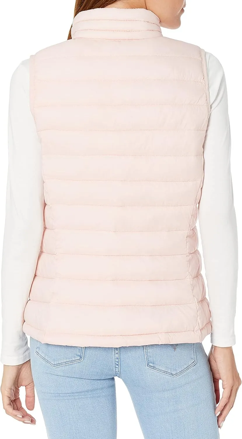 Amazon Essentials Women's Lightweight Water-Resistant Packable Puffer Vest