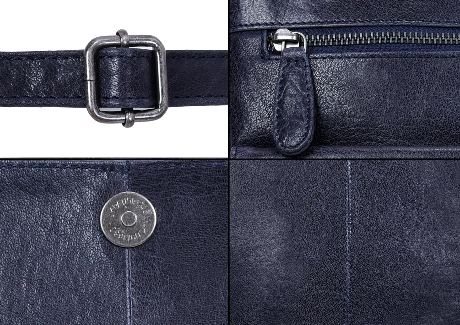 ANTONIO VALERIA Christmas Gift Piper Leather Crossbody Bag