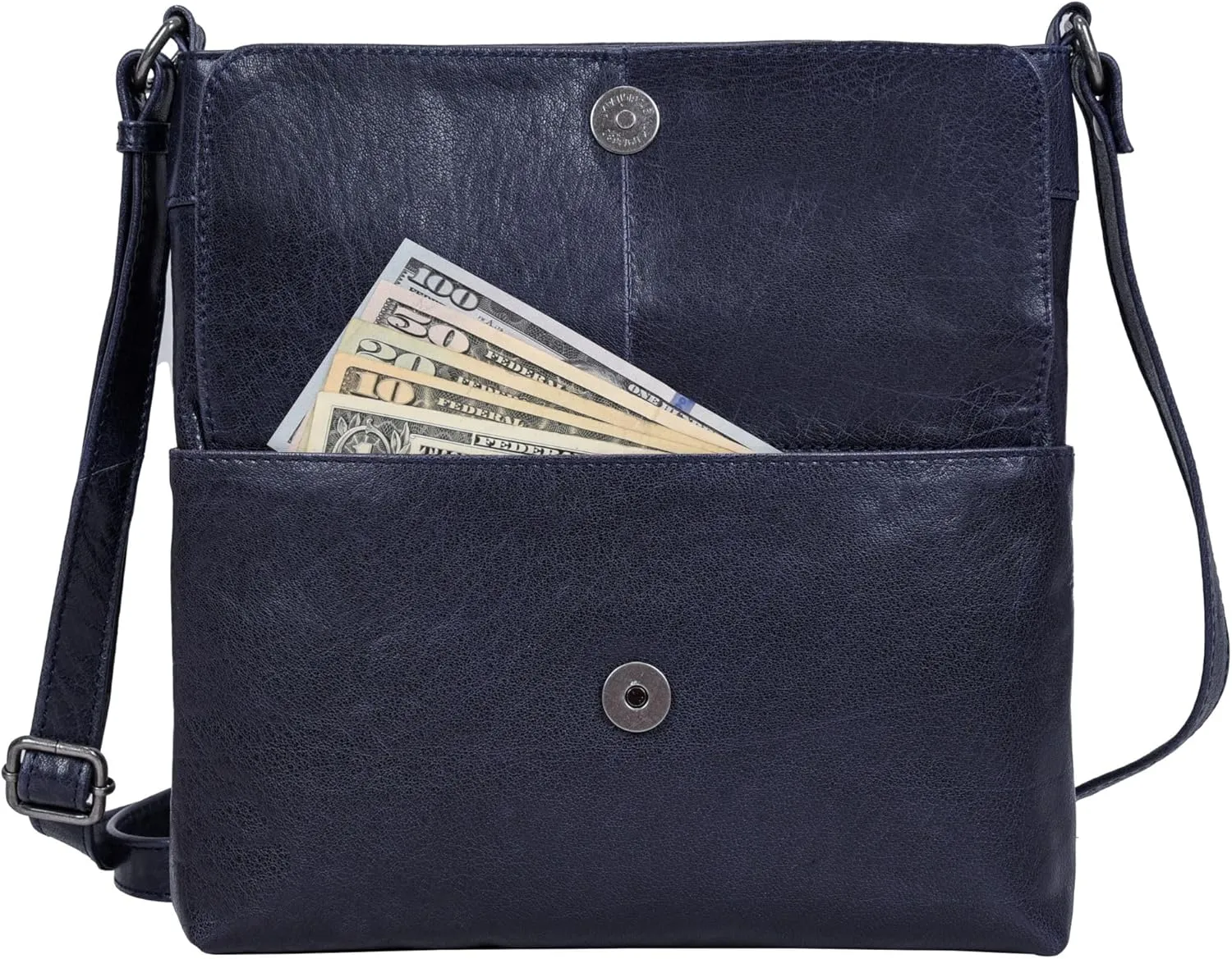 ANTONIO VALERIA Christmas Gift Piper Leather Crossbody Bag