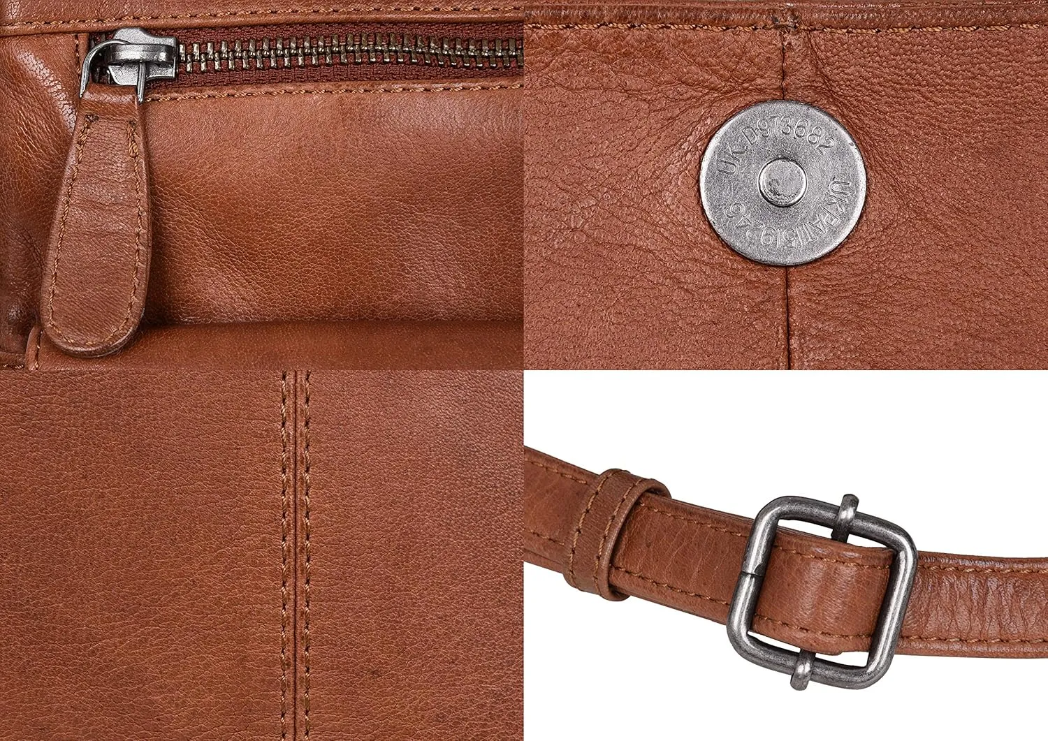 ANTONIO VALERIA Christmas Gift Piper Leather Crossbody Bag