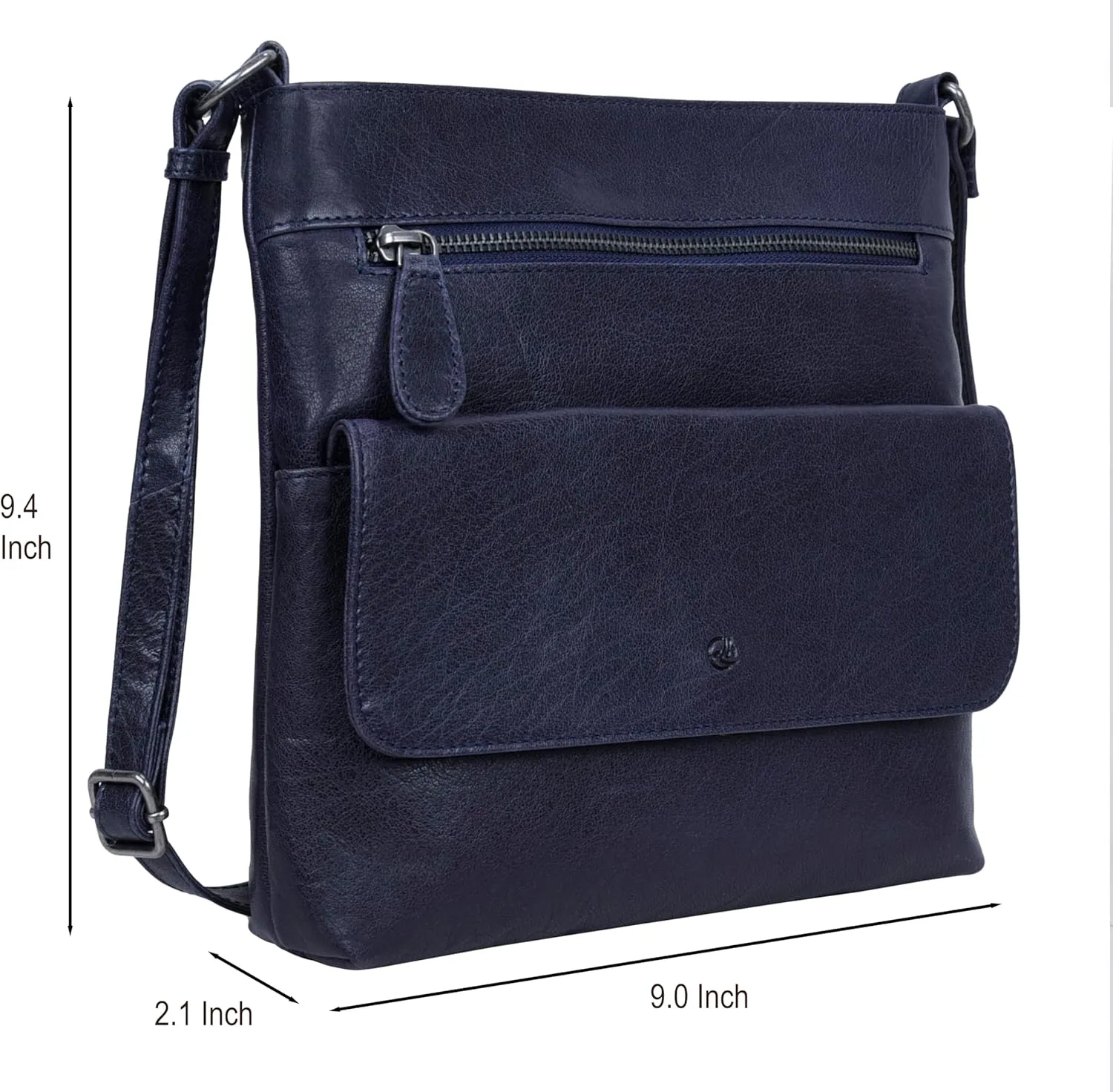 ANTONIO VALERIA Christmas Gift Piper Leather Crossbody Bag