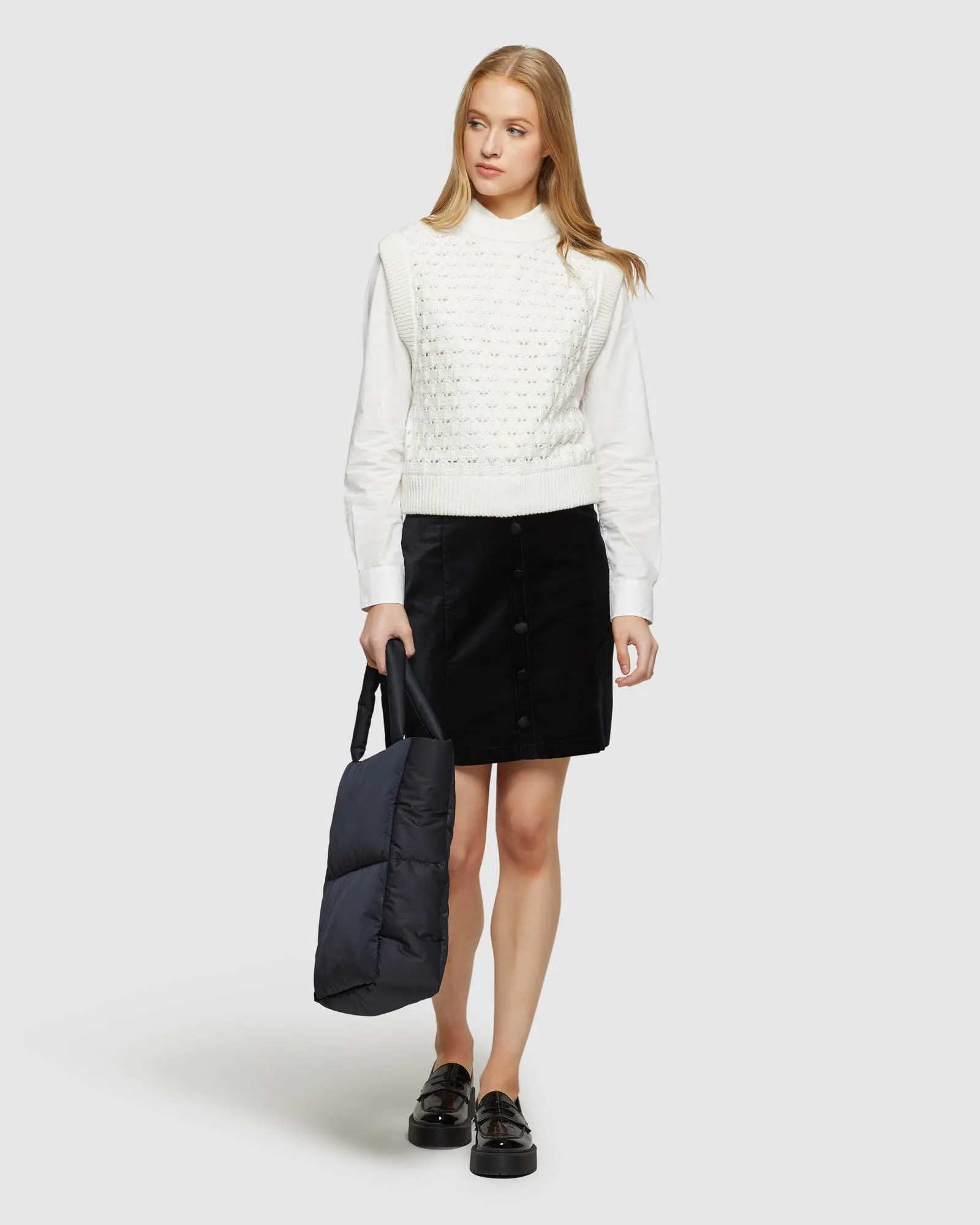 Anya Velvet Mini Skirt