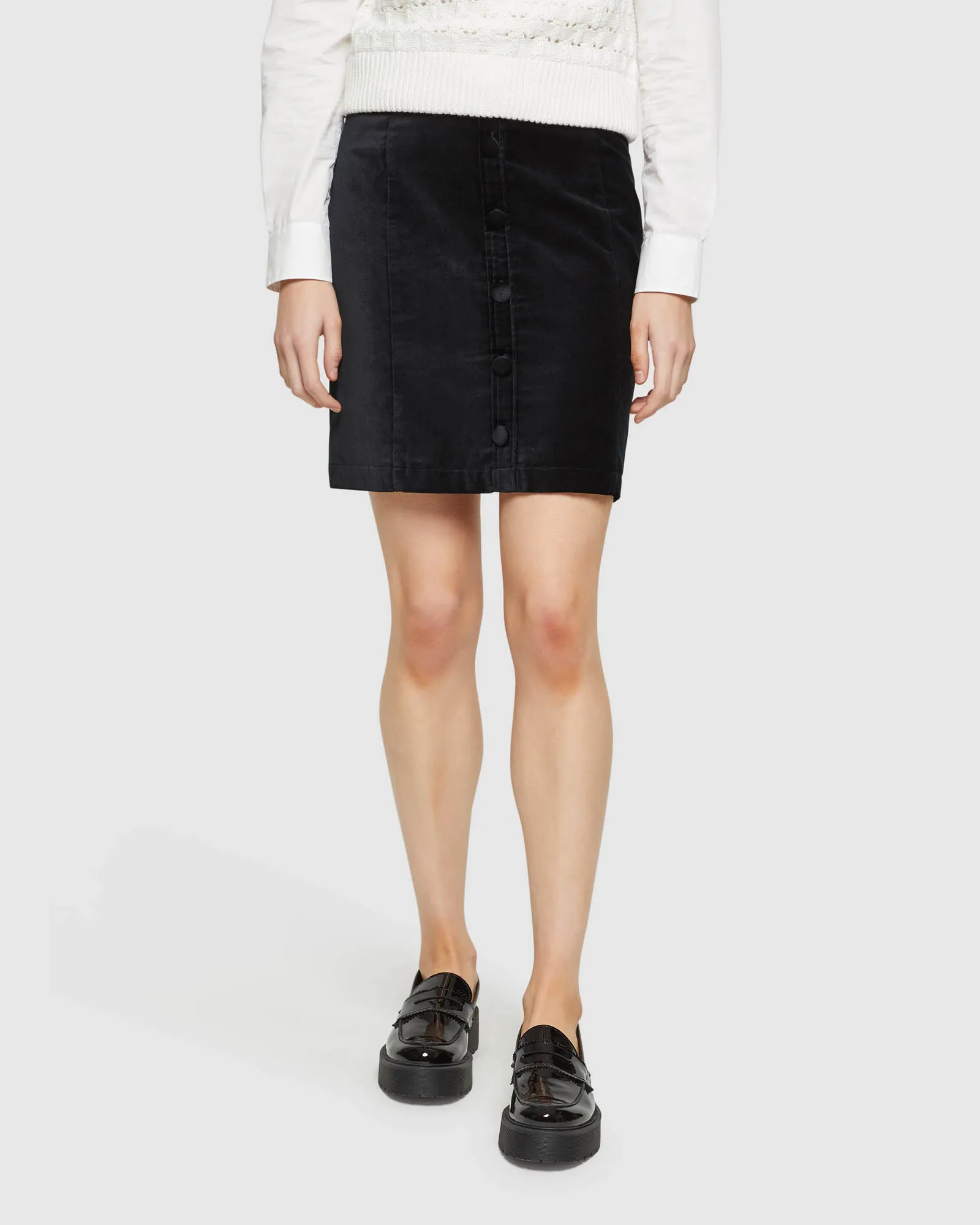 Anya Velvet Mini Skirt